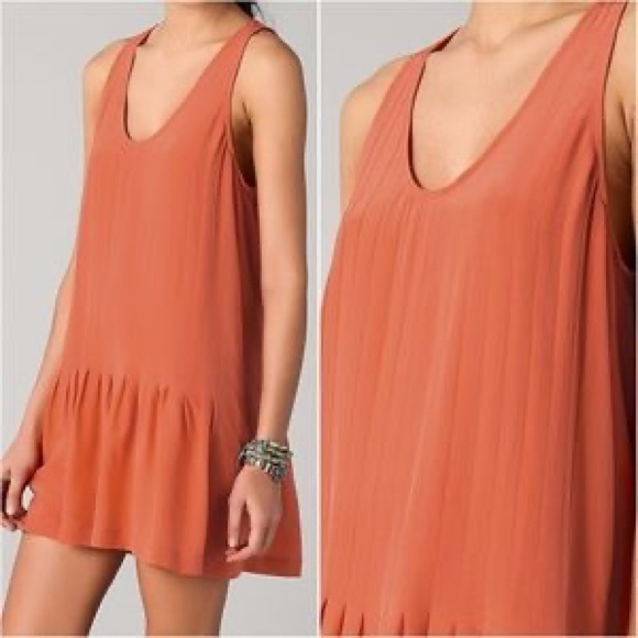 Joie Topaz 100% Silk Pleated Mini Dress - Picture 2 of 11